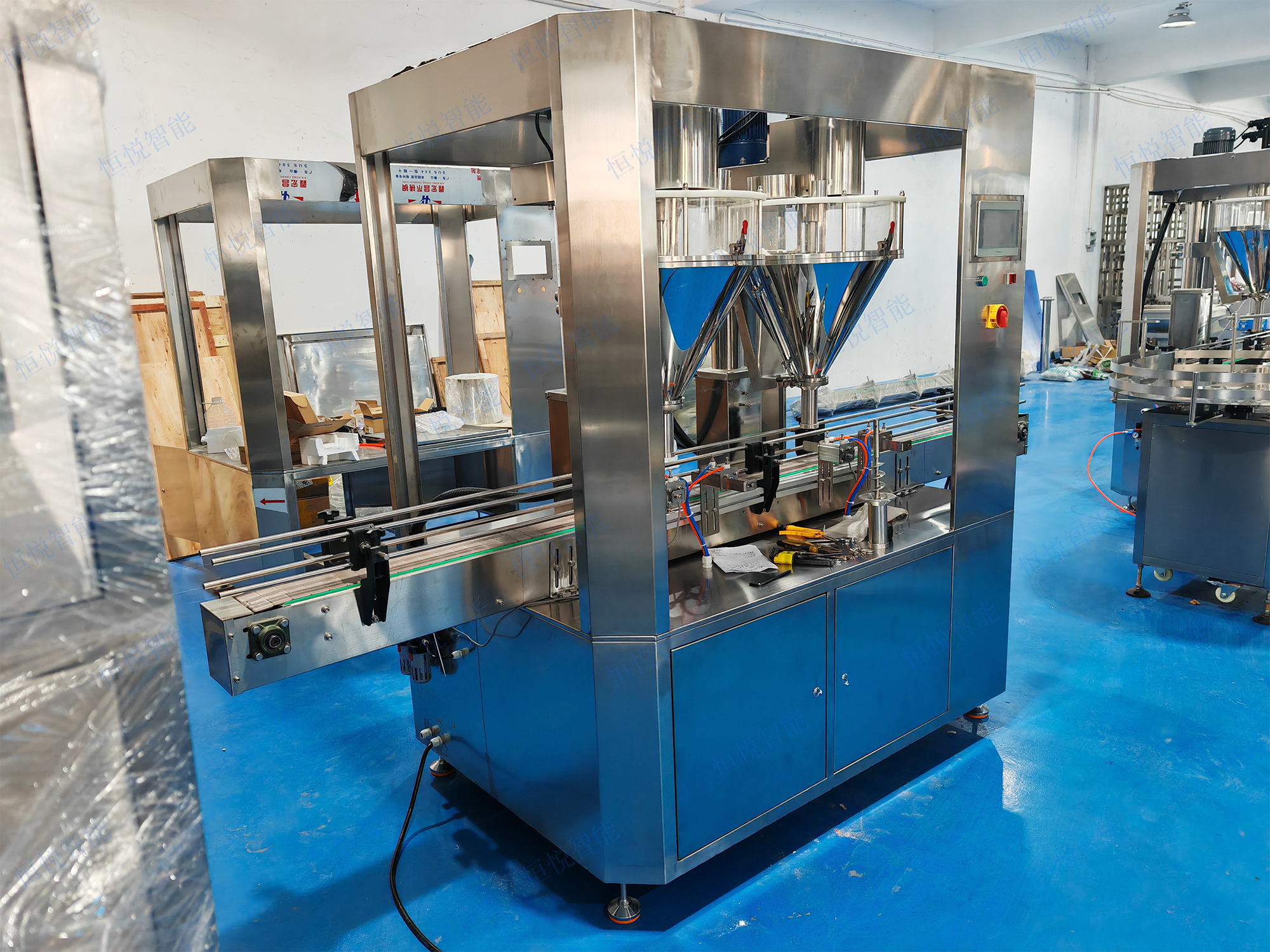 粉剂双头全自动灌装机