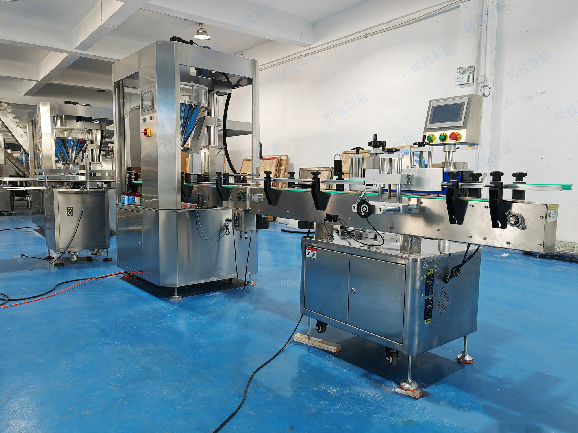 粉剂双头全自动灌装机应用