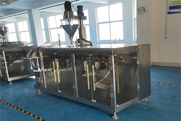 水平给袋式包装机应用于粉末颗粒状、液体膏体状、颗粒酱料包装